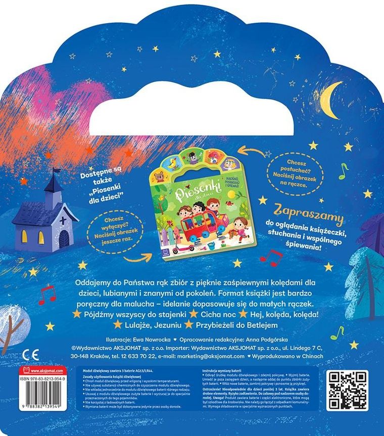 Kolędy dla dzieci. Naciśnij, posłuchaj i śpiewaj!