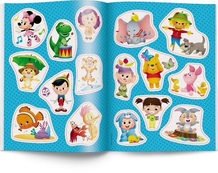 Kolorowanka i naklejki. Disney Maluch