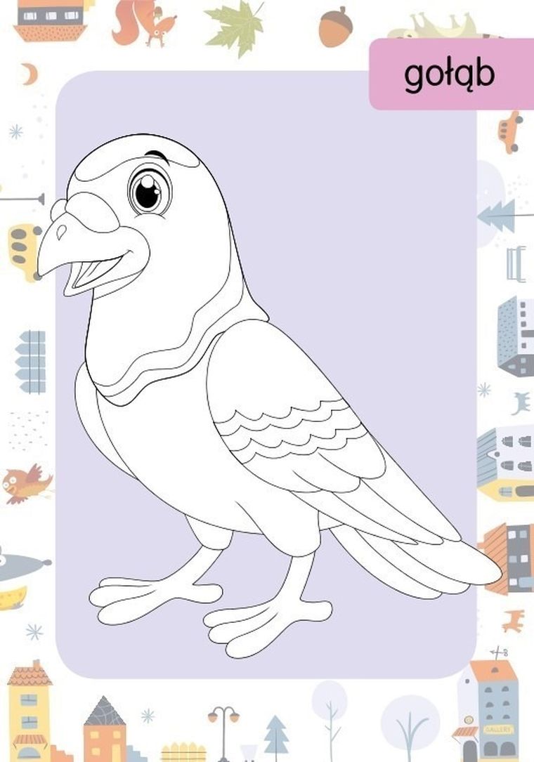 Kolorowanka z tatuażami. Zwierzęta miejskie