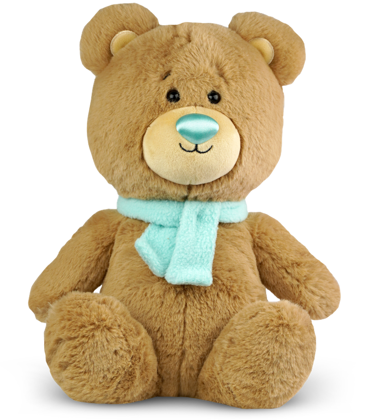 Kolorowe Noski, maskotka, miś, beżowy, 28 cm