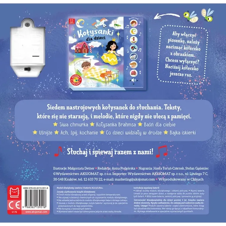 Kołysanki dla dzieci. Słuchaj i śpiewaj!