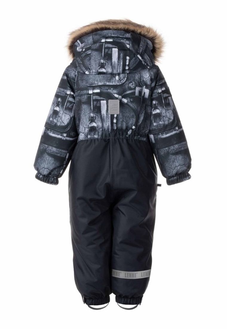Kombinezon chłopięcy z kapturem, czarny, Lenne