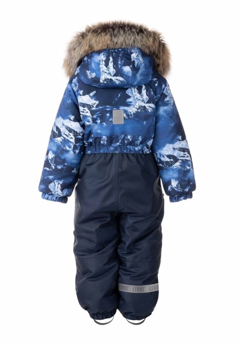 Kombinezon chłopięcy z kapturem, niebieski, Lenne