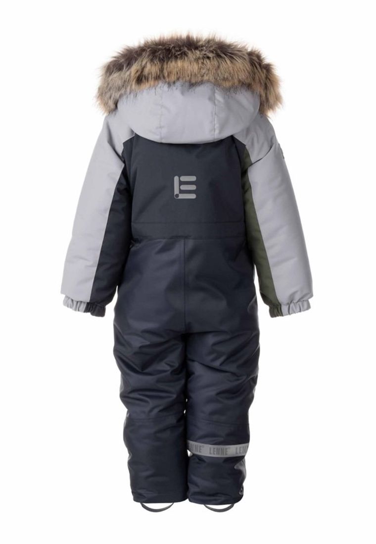 Kombinezon chłopięcy z kapturem, szary, Lenne