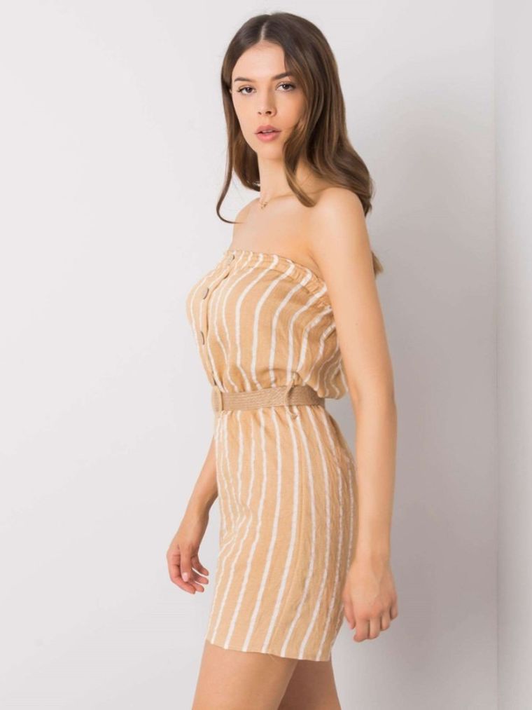 Kombinezon damski, beżowy, Rue Paris