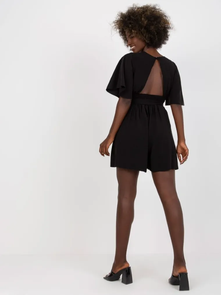 Kombinezon damski, czarny, Rue Paris