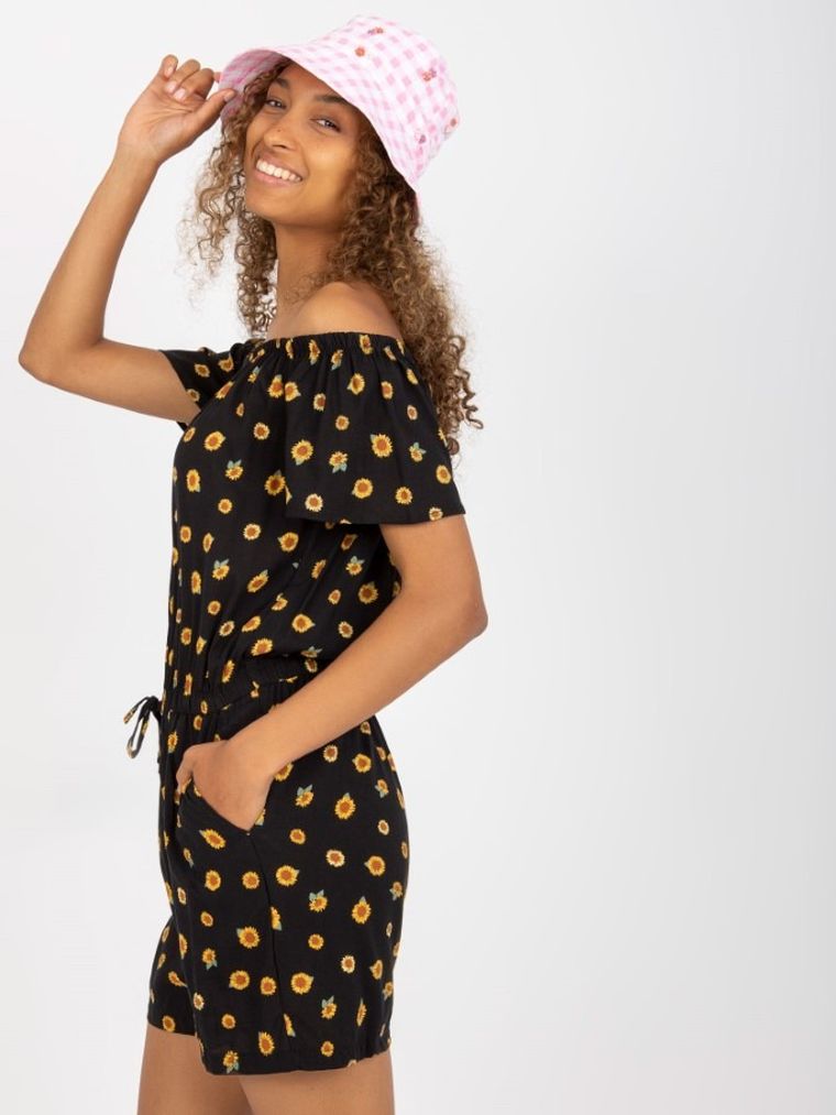 Kombinezon damski, czarny, Sublevel