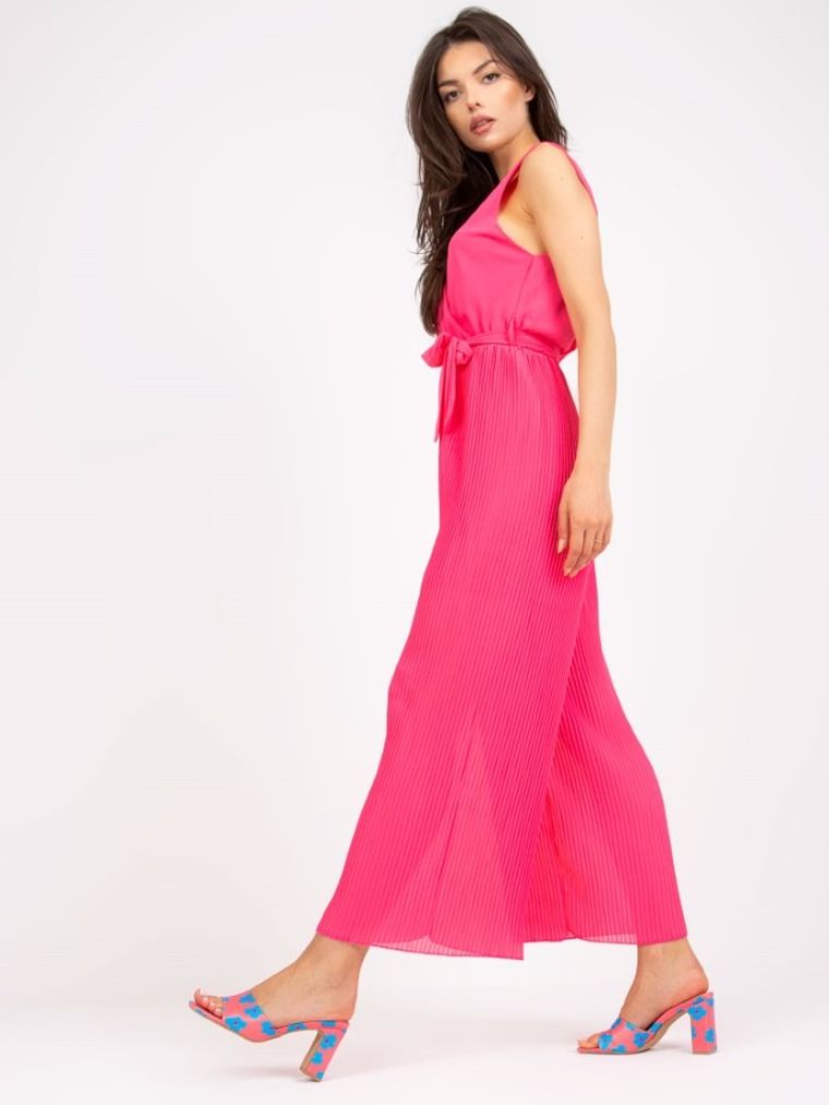 Kombinezon damski, różowy, Italy Moda