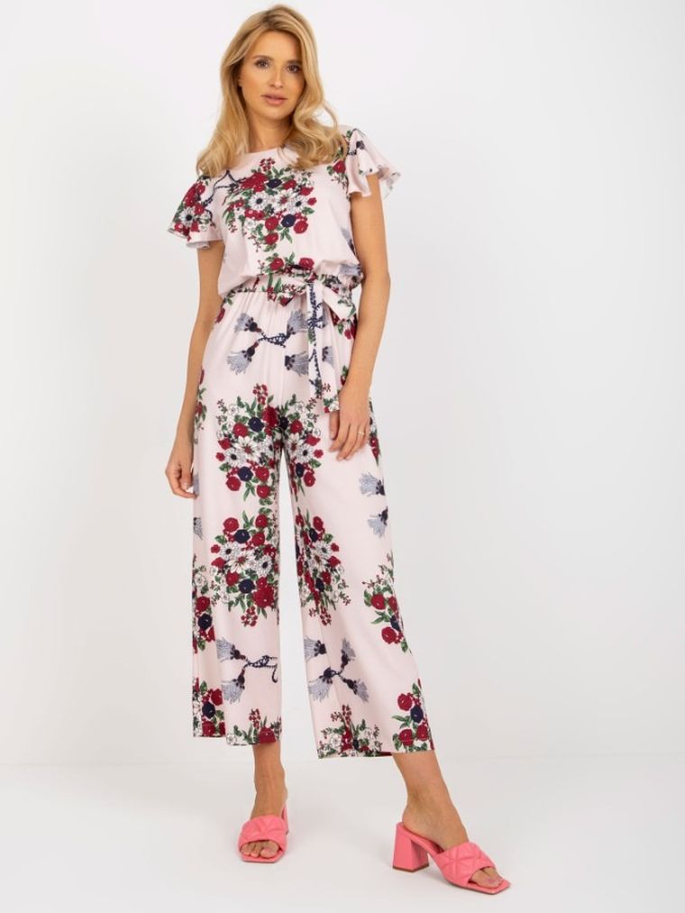 Kombinezon damski, różowy, Lakerta