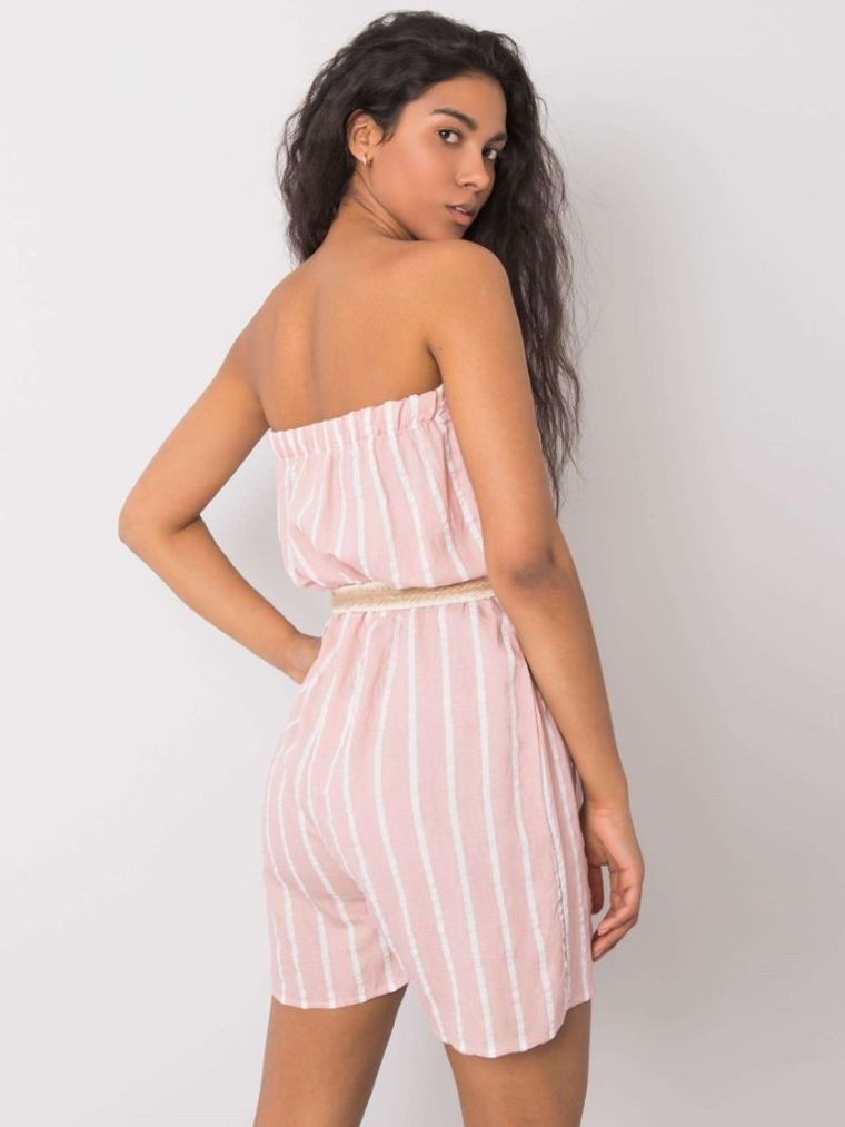 Kombinezon damski, różowy, Rue Paris