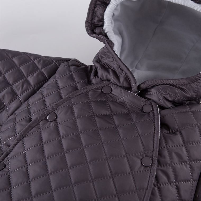 Kombinezon dziecięcy z kapturem, szary, Eevi