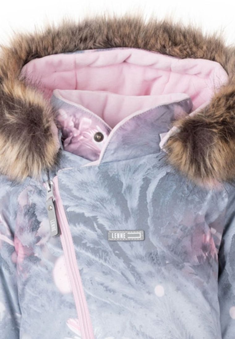 Kombinezon dziewczęcy z kapturem, szary, Lenne