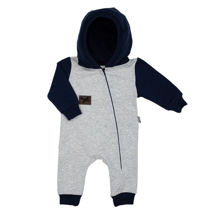 Kombinezon przejściowy chłopięcy, szary, Nicol