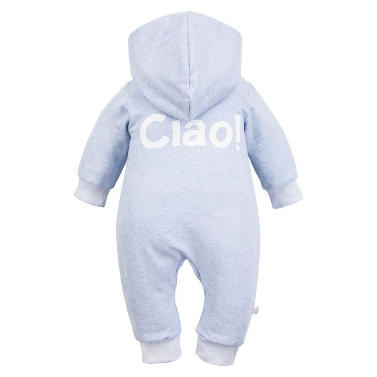 Kombinezon przejściowy dziecięcy z kapturem, niebieski, Eevi