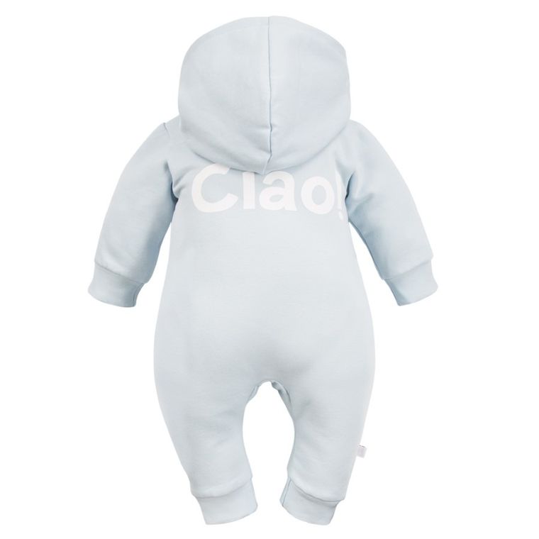 Kombinezon przejściowy dziecięcy z kapturem, niebieski, Eevi