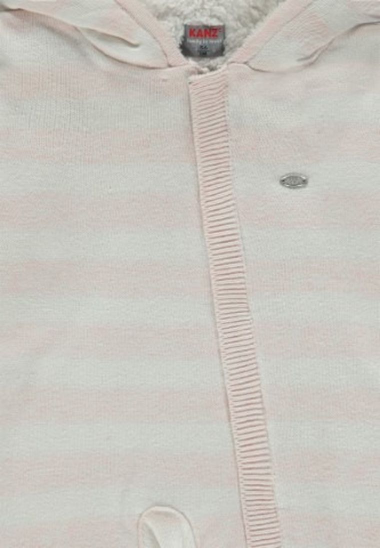 Kombinezon przejściowy dziewczęcy z kapturem, ocieplany, mix, Kanz