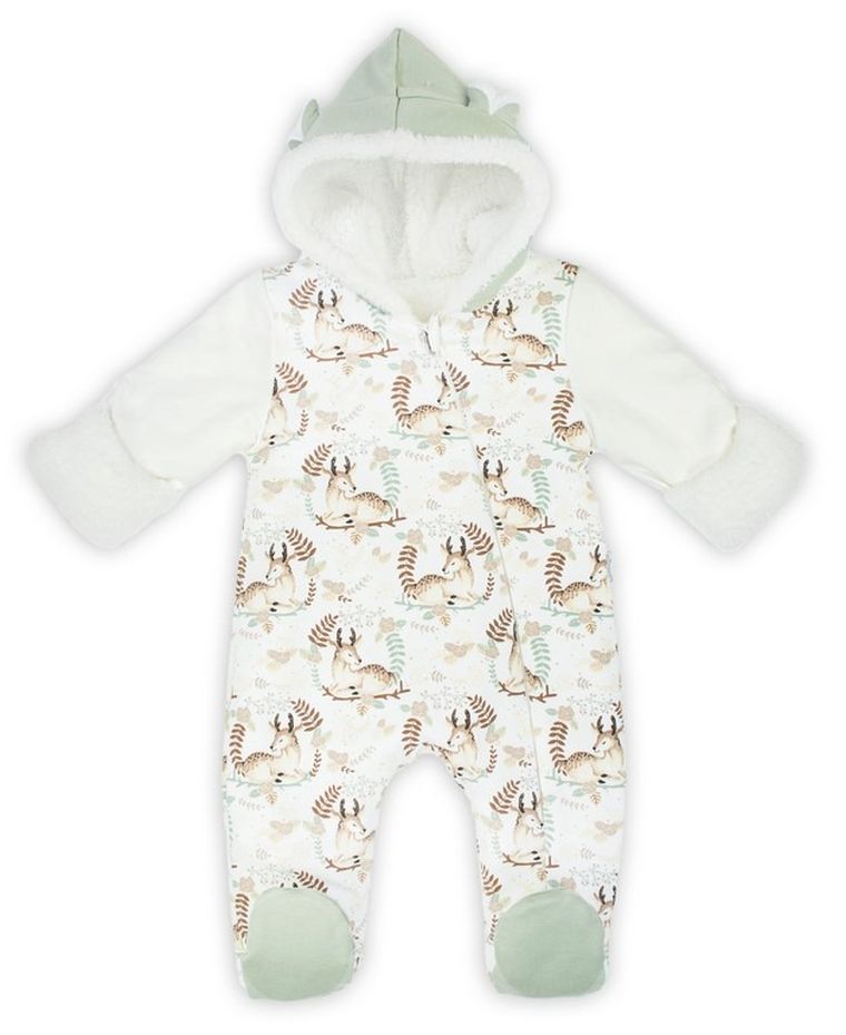 Kombinezon przejściowy dziewczęcy z kapturem, ocieplany, mix, Nicol