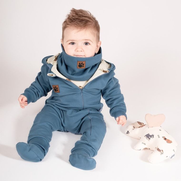 Komin chłopięcy, niebieski, Nicol