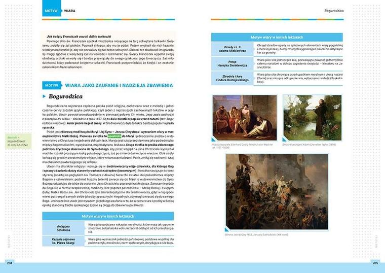 Kompendium - lektury i motywy - liceum/technikum