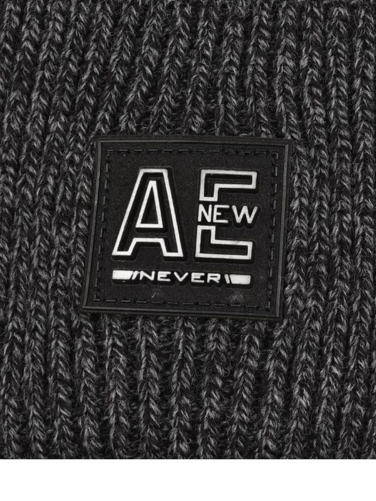 Komplet chłopięcy, Czapka, Komin, grafitowy, Ambra