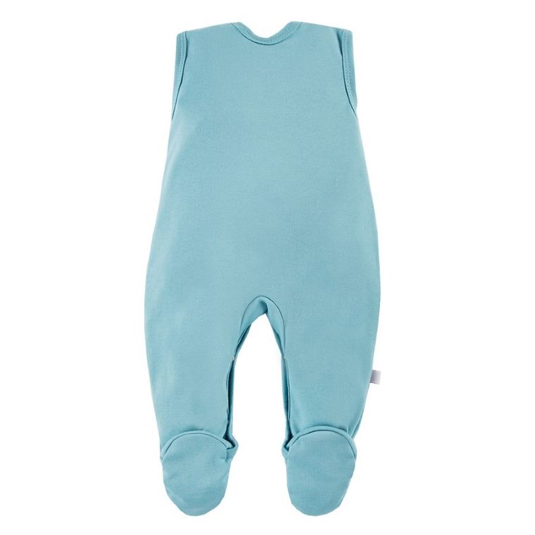 Komplet chłopięcy, Kaftanik, Śpiochy, granatowy, niebieski, Eevi