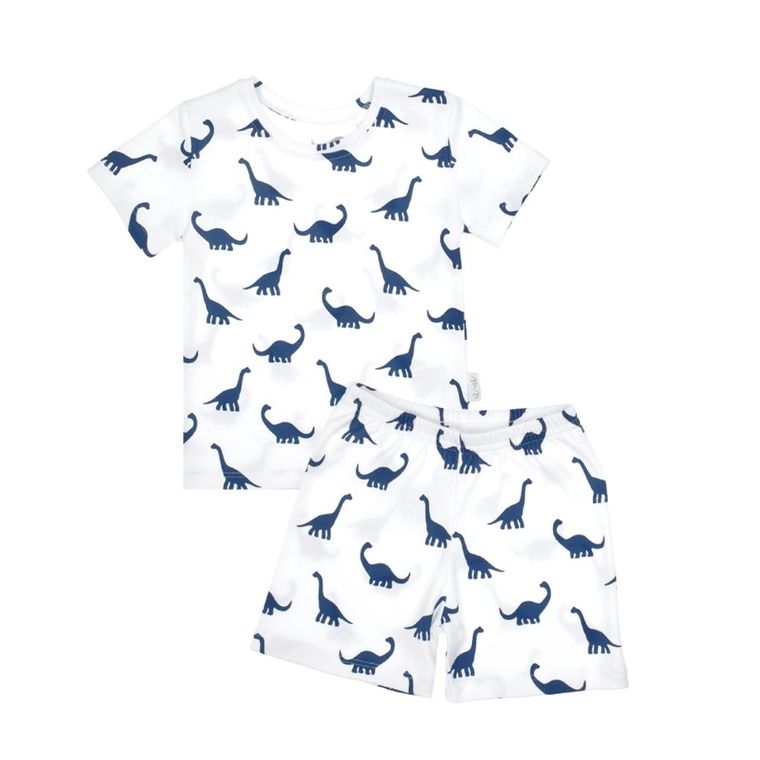 Komplet chłopięcy, T-shirt, Szorty, biały, Nicol