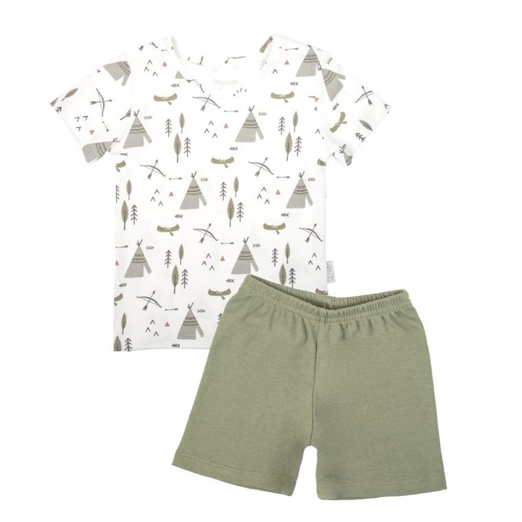 Komplet chłopięcy, T-shirt, Szorty, mix, Nicol