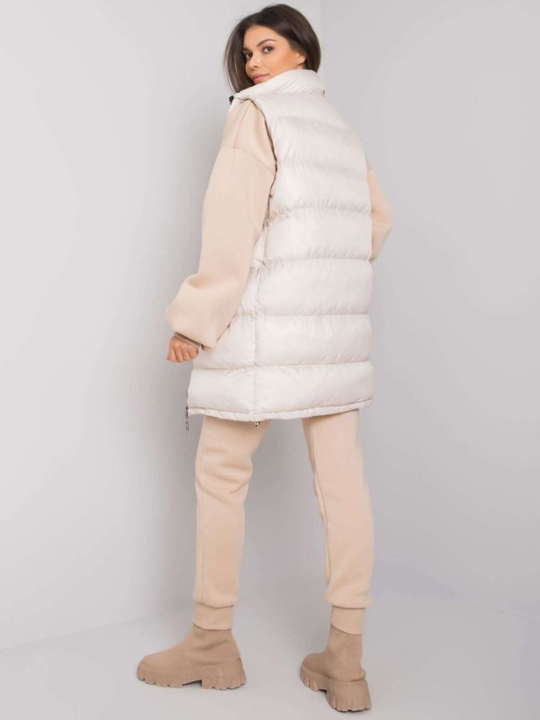 Komplet damski, beżowy, Ex Moda