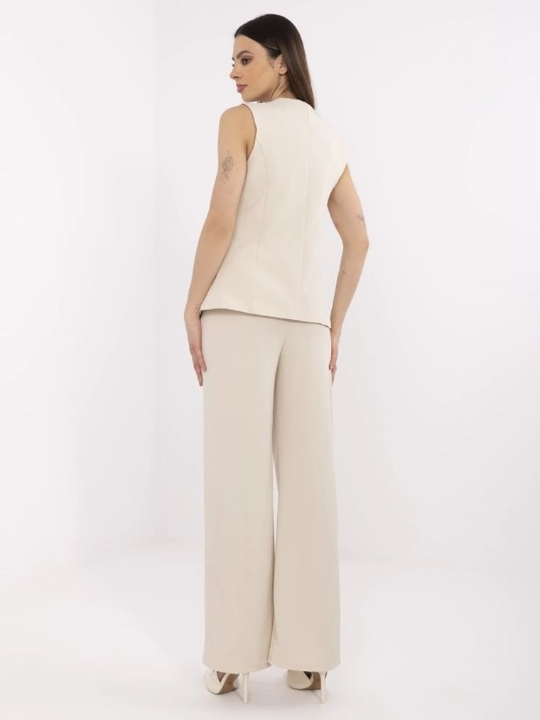 Komplet damski, beżowy, Italy Moda