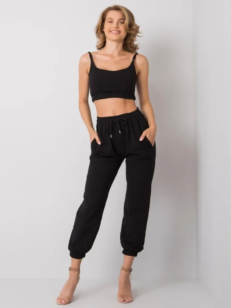 Komplet damski, czarny, Ex Moda