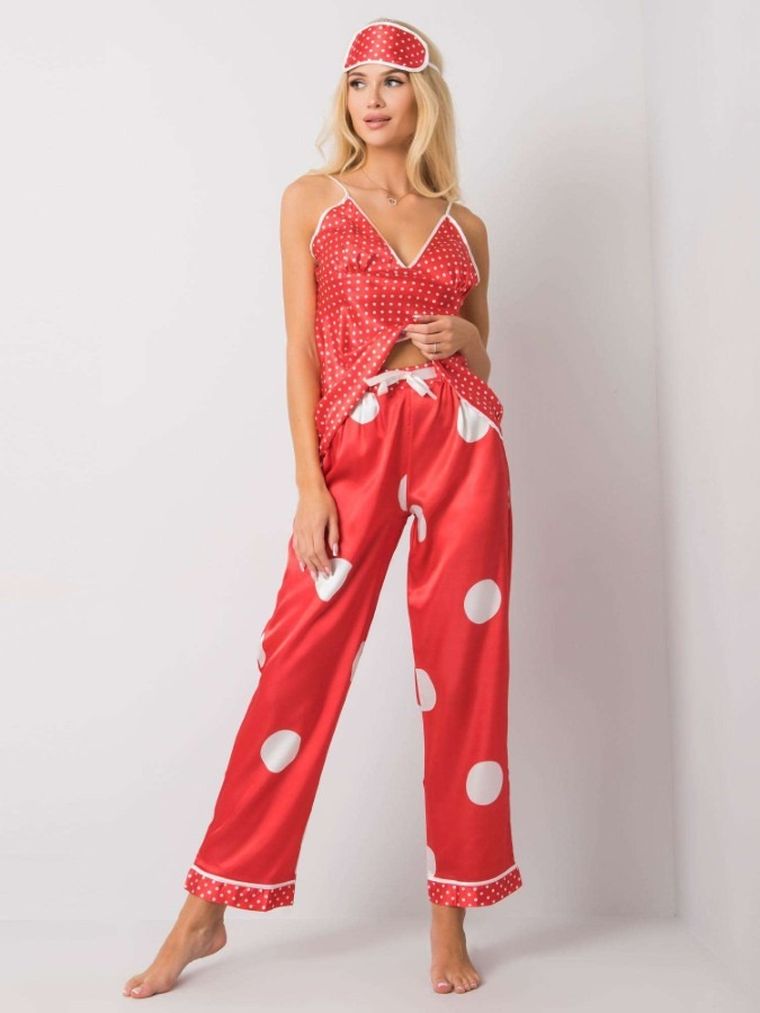 Komplet damski, czerwony, Xsapienza