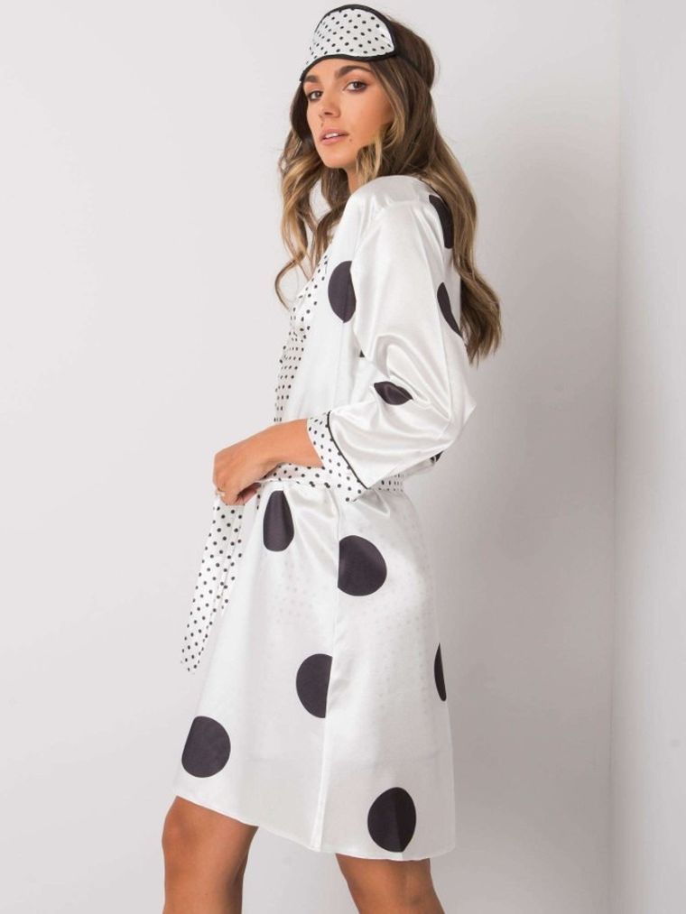 Komplet damski, Koszula nocna bez rękawów, Szlafrok, mix, Xsapienza