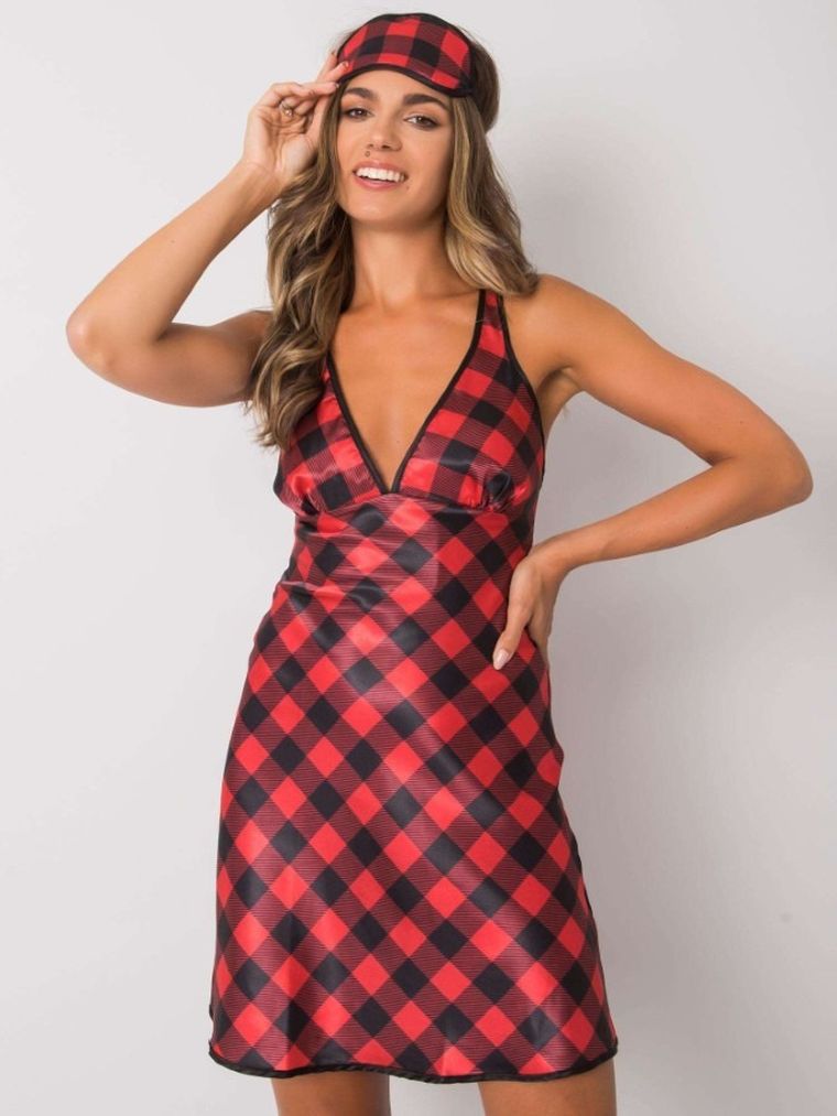 Komplet damski, Koszula nocna bez rękawów, Szlafrok, mix, Xsapienza