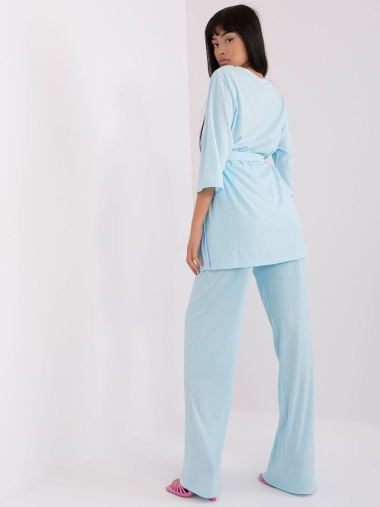 Komplet damski, niebieski, Lakerta