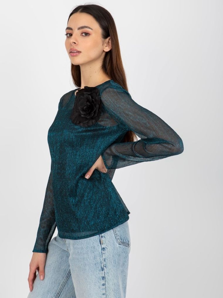 Komplet damski, turkusowy, Lakerta