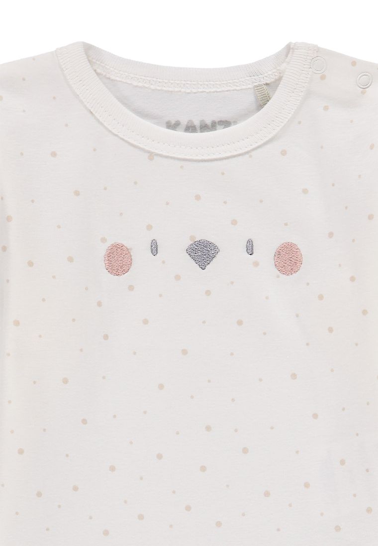 Komplet dziewczęcy, Bluza, Spodnie dresowe, Bluzka z długim rękawem, biało-różowy, Kanz