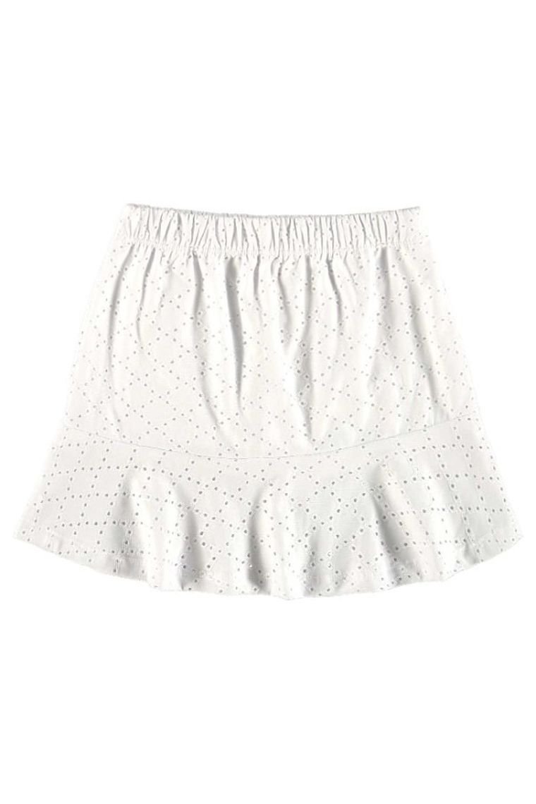 Komplet dziewczęcy, Bluzka bez rękawów, Szorty, biały, Quimby