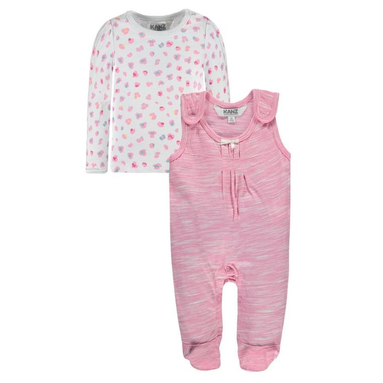 Komplet dziewczęcy, Bluzka z długim rękawem, Śpiochy, mix, Kanz