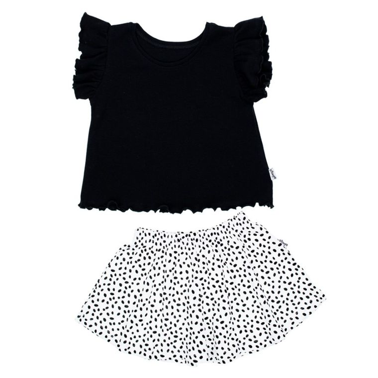 Komplet dziewczęcy, Bluzka z krótkim rękawem, Szorty, mix, Nicol