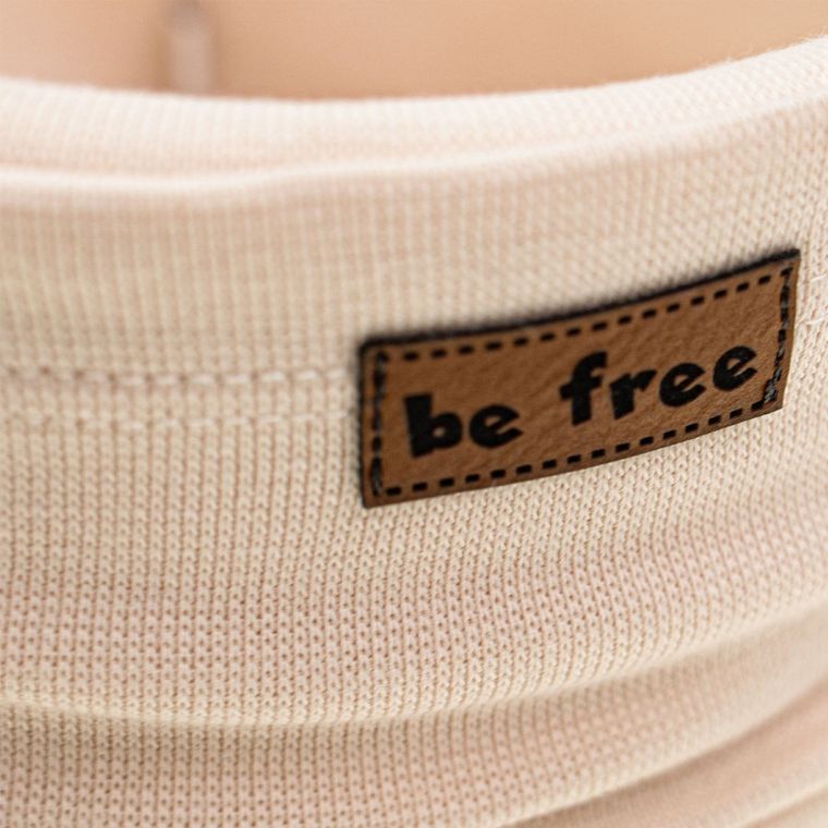 Komplet dziewczęcy, Czapka, Komin, beżowy, Nicol