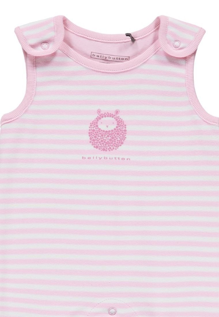 Komplet dziewczęcy, Śpiochy, Bluzka z długim rękawem, bawełna organiczna, różowy, Bellybutton