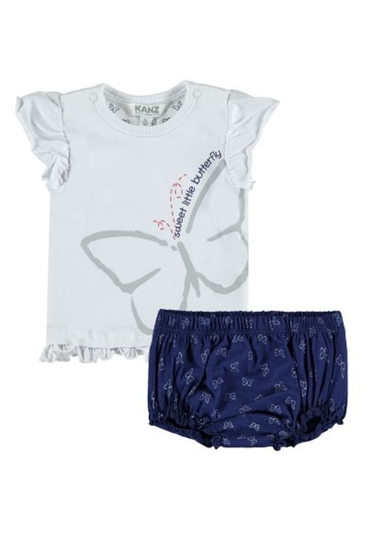 Komplet dziewczęcy, T-shirt, Szorty, mix, Kanz