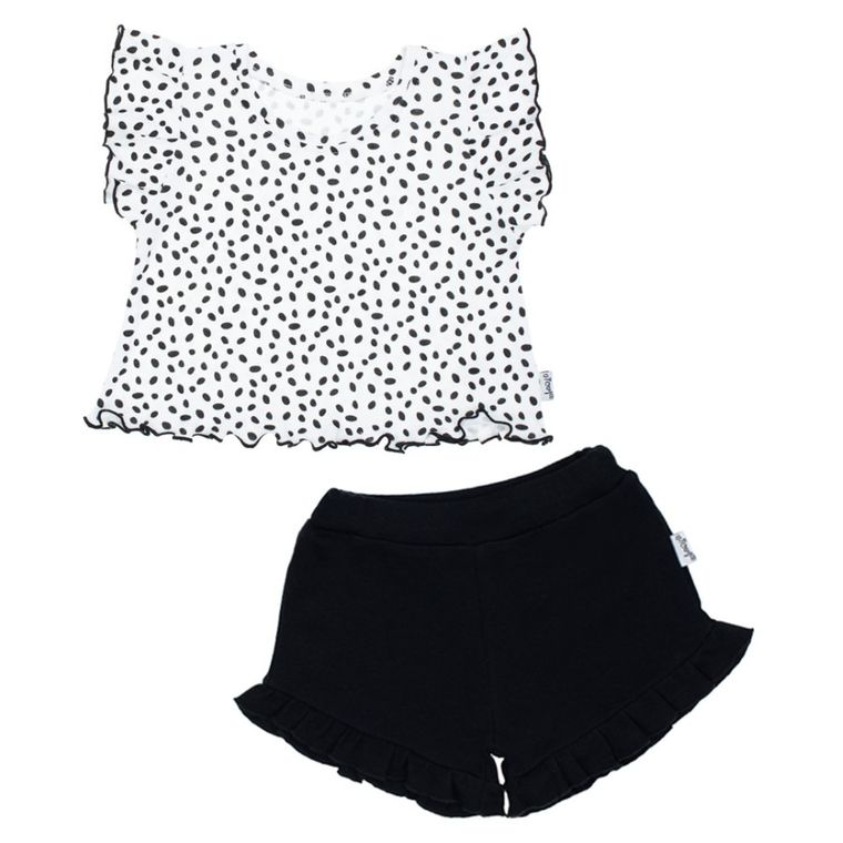 Komplet dziewczęcy, T-shirt, Szorty, mix, Nicol