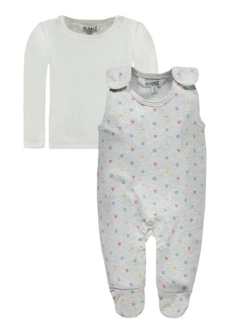 Komplet niemowlęcy, Bluzka, Śpiochy, mix, Kanz