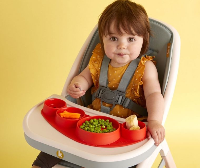 Koo-di, Tiny Tapas, talerz silikonowy, Ladybug