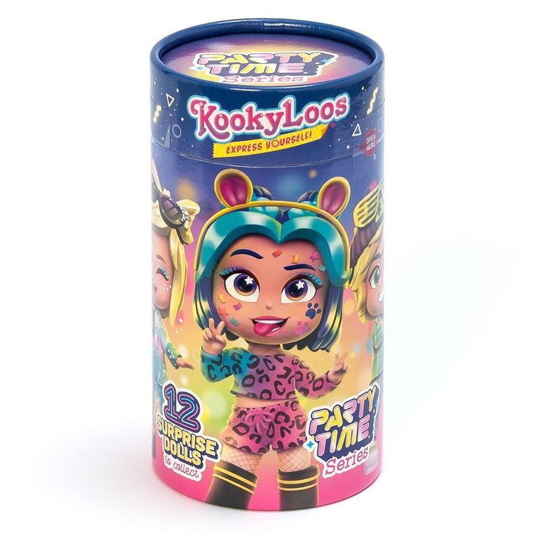 KookyLoos, Express Yourself! Party Time, zestaw z figurką