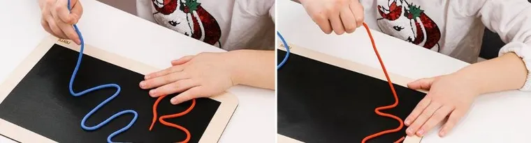 Korbo, Spaghetti Start, tablica do rysowania sznurkami