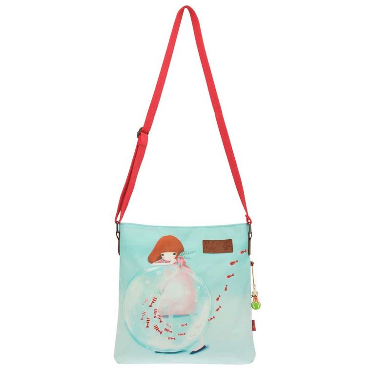 Kori Kumi, Little Fishes, torba na skos z nadrukiem