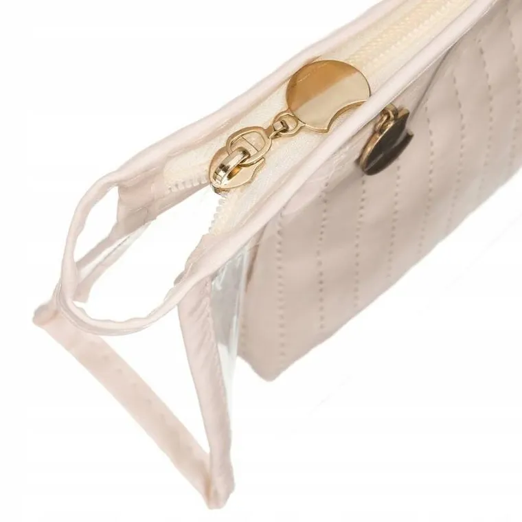 Kosmetyczka 2w1, beżowa, Rovicky