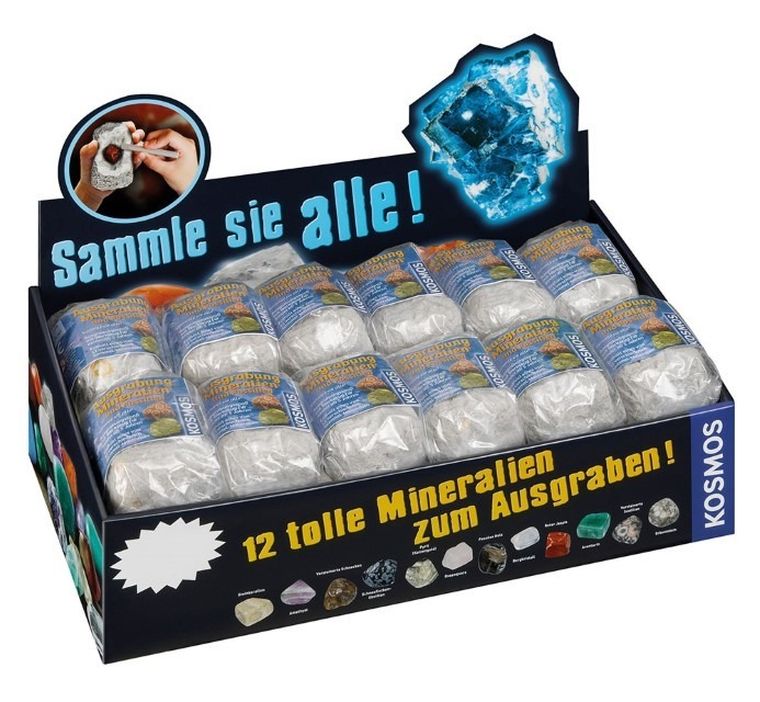 Kosmos, minerały i skamieliny